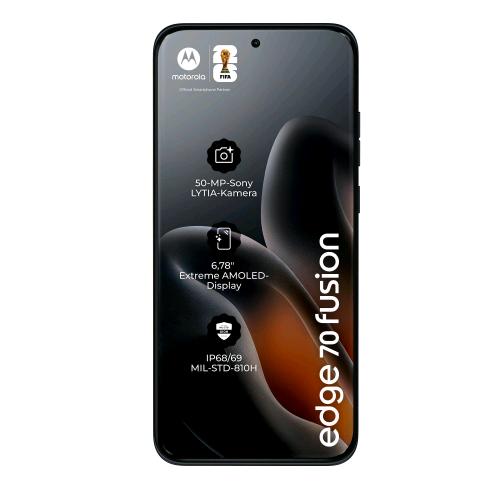 MOTOROLA MOTO EDGE 70 FUSION 5G DUAL SIM 6.78" OCTA CORE 256GB RAM 8GB 5G ITALIA PANTONE SILHOUETTE BLACK