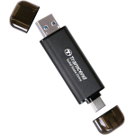 TRANSCEND ESD310C SSD 256GB ESTERNO PORTATILE THUNDERBOLT USB TIPO A A USB TIPO C USB 3.2 Gen 2x2 nero
