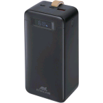 RIVACASE VA1083 BATTERY BANK CON LCD 40.000mAh PD 3.0/QC3.0 65W PER SMARTPHONE TABLET NOTEBOOK NERO