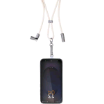 INTENSO CORDINO DI RICARICA/DATI GaN USB-C E PORTACELLULARE 2 IN 1 PD QUICK CHARGE 4.0 60 W 1.65 MT BEIGE