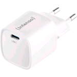INTENSO POWER ADAPTER CARICABATTERIE DA TERE GaN FAST CHARGE USB-C 30 W BIANCO