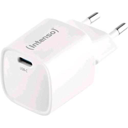 INTENSO POWER ADAPTER CARICABATTERIE DA TERE GaN FAST CHARGE USB-C 30 W BIANCO