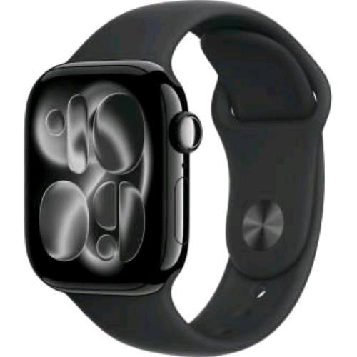 APPLE WATCH SERIES 11 GPS 42mm CASSA ALLUMINIO JET BLACK CON SPORT BAND NERO - S/M EUROPA