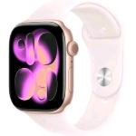 APPLE WATCH SERIES 11 GPS 46mm CASSA ALLUMINIO ORO ROSA CON BAND ROSA FARD - S/M