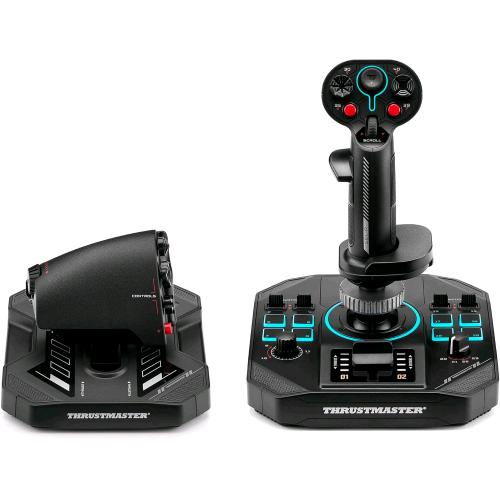 THRUSTMASTER SOL-R 4 HOTAS - JOYSTICK E MANETTA PER PC USB-C NERO