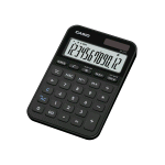 CASIO MS-20YC SMALL DESK CACOLATRICE DA TAVOLO 12 CIFRE NERO