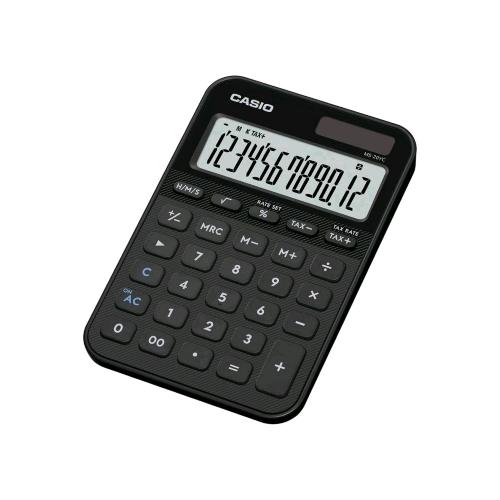 CASIO MS-20YC SMALL DESK CACOLATRICE DA TAVOLO 12 CIFRE NERO