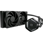 COOLER MASTER MLX-D24M-A24PK-R1 MASTERLIQUID 240L ATMOS STEALTH DISSIPATORE A LIQUIDO DUAL FAN LGA1851-1700-1200-1151 AM5-AM4 NERO