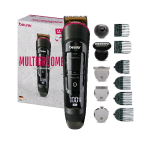 BEURER MN9X MULTIGROOMER RASOIO ELETTRICO IMPERMEABILE CON 11 ACCESSORI PER TAGLIARE O RADERE TUTTE LE ZONE DEL CORPO NERO