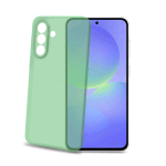 CELLY SAMSUNG GALAXY A37 5G COVER MORBIDA IN TPU CON TASTI E BORDO FOTOCAMERA COLORE A CONTRASTO EFFETTO SABBIATO TRASPARENTE VERDE