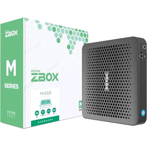 ZOTAC ZBOX-MI668-BE BAREBONE i7-1360P IRIS Xe GRAPHICS WI-FI FREE DOS