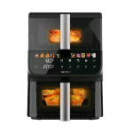 CECOTEC COCOFRY DUOLEVEL FRIGGITITRICE AD ARIA 10 LT 2000W DOPPIO CESTELLO VERTICALE CON FINESTRA FUNZIONE SYNC NERO