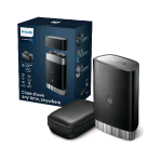 PHILIPS PQ888/06 RASOIO ELETTRICO PORTATILE TESTINE FLOTTANTI 3D SISTEMA LAME COMFORTCUT CON CUSTODIA NERO