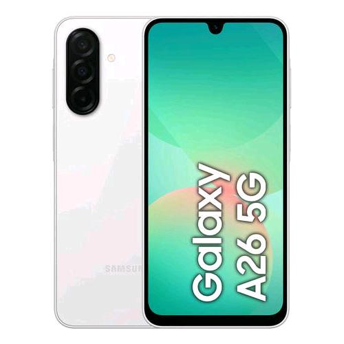 SAMSUNG A266 GALAXY A26 5G DUAL SIM 6.7" OCTA CORE 256GB MEMORIA ESPANDIBILE RAM 8GB 5G EUROPA WHITE