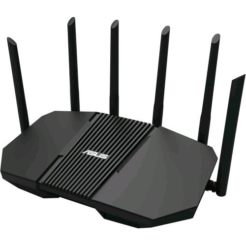 ASUS RT-BE90U BE9400 ROUTER ESTENDIBILE WI-FI 7 TRI--BAND 2,4 GHz/5 GHz/6 GHz AiMesh 4 PORTE 2.5G 6 ANTENNE ESTERNE DESKTOP NERO