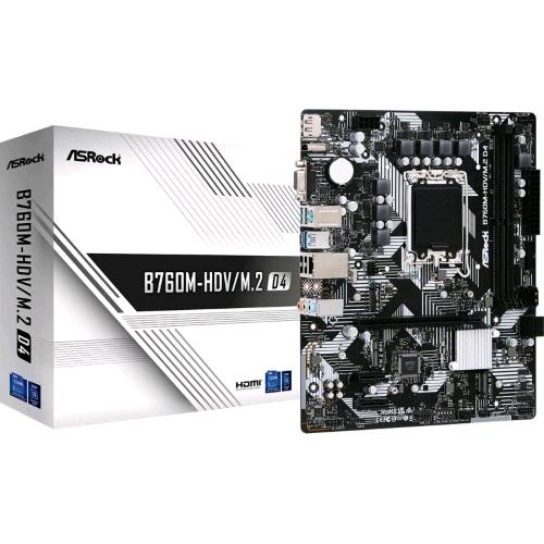 ASROCK B760M-HDV/M.2 D4 INTEL B760 LGA 1700 MICRO ATX