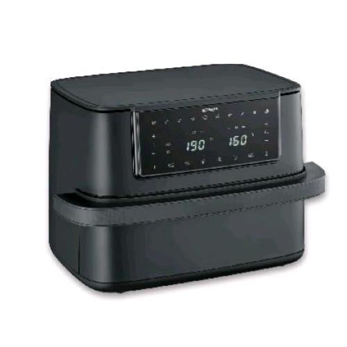 SEVERIN FR 2490 FRIGGITRICE AD ARIA 9 LT 2600W 2 ZONE DI COTTURA INDIPENDENTI 10 PROGRAMMI NERO