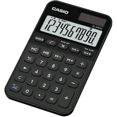 CASIO SL-310YC CALCOLATRICE TASCABILE NERO