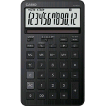 CASIO JW-200DQ CALCOLATRICE DESK DA TAVOLO CON FACCIATA IN ALLUMINIO NERO