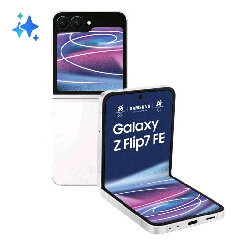 SAMSUNG F761 GALAXY Z FLIP7 FE 5G DUAL SIM 6.7" OCTA CORE 256GB RAM 8GB 5G VODAFONE ITALIA WHITE