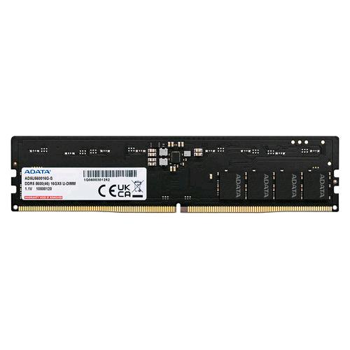 ADATA 8GB 1 x 8GB DDR5 5.600MHz CL 45 U-DIMM NERO
