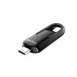 SANDISK ULTRA SLIDER 32GB CHIAVETTA USB-C 3.2 GEN 1 CONNETTORE RETRATTILE ED ANELLO PORTACHIAVI NERO