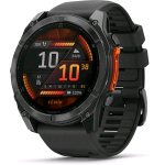 GARMIN FENIX 8 SMARTWATCH 51mm 1.4" AMOLED TOUCHSCREEN GPS COMANDI VOCALI MULTI-BAND TORCIA MAPPE SLATE GRAY & BLACK
