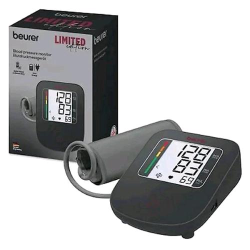 BEURER BM 23 LIMITED EDITION DIGITAL BLOOD PRESSION MISUTATORE DI PRESSIONE DIGITALE E RILEVAMENTO ARITIMIE CAVO UB-C  NERO GRIGIO