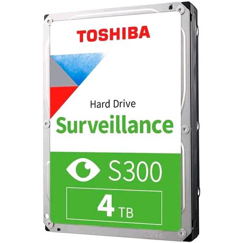 TOSHIBA S300 SURVEILLANCE HDD INTERNO 4.000GB 3.5" SATA 6GB/S 5.400 RPM BUFFER 128 MB
