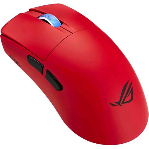 ASUS ROG HARPE II ACE MOUSE GAMING WIRELESS SENSORE OTTICO AimPoint Pro 42K POLLING 8K 5 PULSANTI PROGRAMMABILI SOLO 48gr DI PESO SIMMETRICO ROSSO