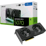 PNY GEFORCE RTX 5070 OC 12GB SLIM GDDR7 DLSS4 DUAL FAN PCi Ex 5.0 16x -1 x HDMI 3 x DISPLAYPORT