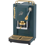 FABER PRO ESSENTIAL 3.0 MACCHINA PER CAFFE' ESPRESSO MANUALE A CIALDE ESE 44mm 500 W TANICA 1 LT IN VETRO PORTACIALDA ESTRAIBILE E PRESSACIALDA IN OTTONE REGOLABILE (BRITISH GREEN, OTTONE)