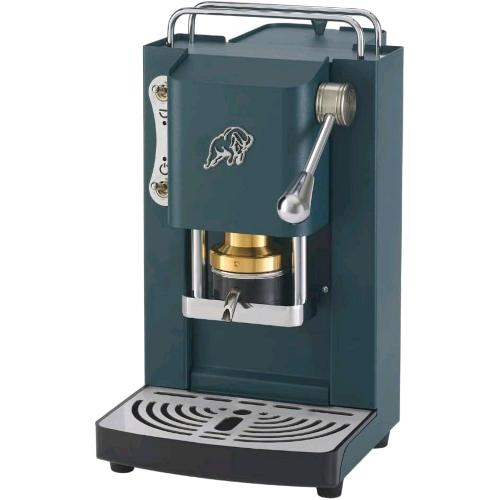 FABER PRO ESSENTIAL 3.0 MACCHINA PER CAFFE' ESPRESSO MANUALE A CIALDE ESE 44mm 500 W TANICA 1 LT IN VETRO PORTACIALDA ESTRAIBILE E PRESSACIALDA IN OTTONE REGOLABILE (BRITISH GREEN, CROMO)