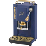 FABER PRO ESSENTIAL 3.0 MACCHINA PER CAFFE' ESPRESSO MANUALE A CIALDE ESE 44mm 500 W TANICA 1 LT IN VETRO PORTACIALDA ESTRAIBILE E PRESSACIALDA IN OTTONE REGOLABILE (NAVY BLUE, OTTONE)