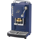 FABER PRO ESSENTIAL 3.0 MACCHINA PER CAFFE' ESPRESSO MANUALE A CIALDE ESE 44mm 500 W TANICA 1 LT IN VETRO PORTACIALDA ESTRAIBILE E PRESSACIALDA IN OTTONE REGOLABILE (NAVY BLUE, CROMO)