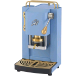 FABER PRO ESSENTIAL 3.0 MACCHINA PER CAFFE' ESPRESSO MANUALE A CIALDE ESE 44mm 500 W TANICA 1 LT IN VETRO PORTACIALDA ESTRAIBILE E PRESSACIALDA IN OTTONE REGOLABILE (TURQUAISE, OTTONE)