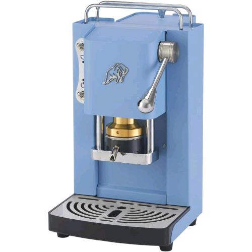 FABER PRO ESSENTIAL 3.0 MACCHINA PER CAFFE' ESPRESSO MANUALE A CIALDE ESE 44mm 500 W TANICA 1 LT IN VETRO PORTACIALDA ESTRAIBILE E PRESSACIALDA IN OTTONE REGOLABILE (TURQUAISE, CROMO)