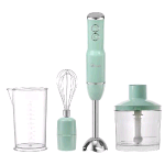ARDES ARSET02 RETRO FRULLATORE AD IMMERSIONE 3 IN 1 800W CON FRUSTA E TRITATUTTO 2 VELOCITA' BICCHIERE GRADUATO DA 500 ML VERDE