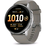 GARMIN VENU 4 SMARTWATCH 45mm 1.4" AMOLED SPEAKER E MICROFONO COMANDI VOCALI GPS MULTI-BAND TORCIA 80+ APP PER LO SPORT AUTONOMIA 12 GIORNI (SILVER & GRAY)