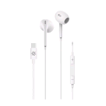 CELLY PROCOMPACT2 AURICOLARI STEREO A FILO CON MICROFONO USB-C CONTROLLO CHIAMATE E VOLUME/MUSICA CAVO 1.2 MT BIANCO