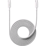 XIAOMI Mi BRAIDED CAVO USB-C MASCHIO/MASCHIO FAST CHARGE 6A 2 MT BIANCO