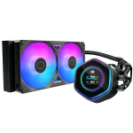 COOLER MASTER ML 240 ATMOS II LCD ARGB DISSIPATORE A LIQUIDO DUAL FAN 2 x 120mm KIT LCD NERO