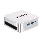 YASHI NUCKY NY336 MINI PC AMD RYZEN 3 3300U RAM 8GB-SSD 256GB NVMe AMD RADEON GRAPHICS-WI-FI 6 + GIGABIT LAN-WIN 11 PROF ARGENTO 