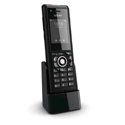 SNOM M85 TELEFONO CORDLESS IP INDUSTRIALE CON MAN-DOWN BLACK