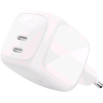 BELKIN SMARTPROTECT BOOSTCHARGE CARICABATTERIE DA RETE GaN 67 W PD 2 x USB-C BIANCO