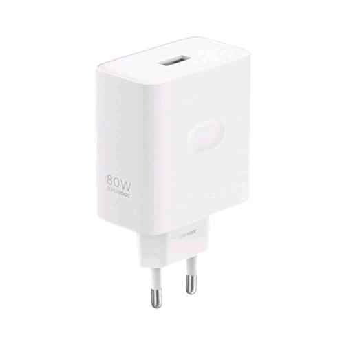REALME SUPERVOOC POWER ADAPTOR CARICABATTERIE DA RETE 80W 1 x USB-A BIANCO