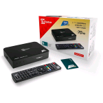 TELESYSTEM TS9019HEVC DECODER SATELLITARE DVB-S/S2 TIVUSAT HD SMARTCARD CLASSIC INCLUSA