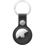 APPLE AIRTAG PORTACHIAVI IN TESSUTO FINEWOVEN KEY RING - NERO