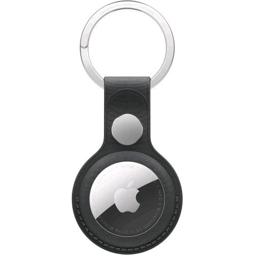 APPLE AIRTAG PORTACHIAVI IN TESSUTO FINEWOVEN KEY RING - NERO