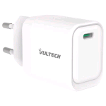 VULTECH CARICABATTERIE DA RETE GaN 45 W 1 x USB-C BIANCO